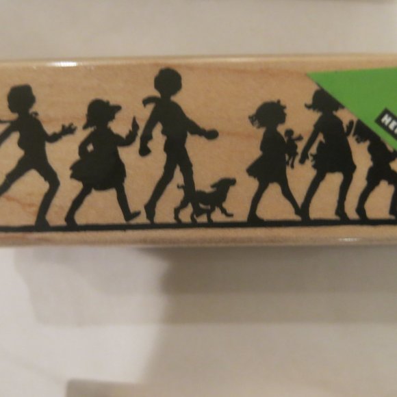 Rubber stamps and paper crimper hand held embossing craft tools. - Picture 3 of 6